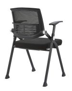 IdealHome Foldable Mid-Back Mesh Office Chair - Space-Saving Ergonomic Task Chair DCL_3680 - Image 4