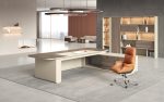 Luxury Modern Office Desk JZ-B3025L 2400*1900*750 - Image 3