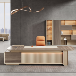 Luxury Modern Office Desk JZ-B3025L 2400*1900*750
