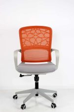 Ideal Home Ergonomic Modern Fabric Mesh Office Chair Adjustable Lumbar Support - Orange